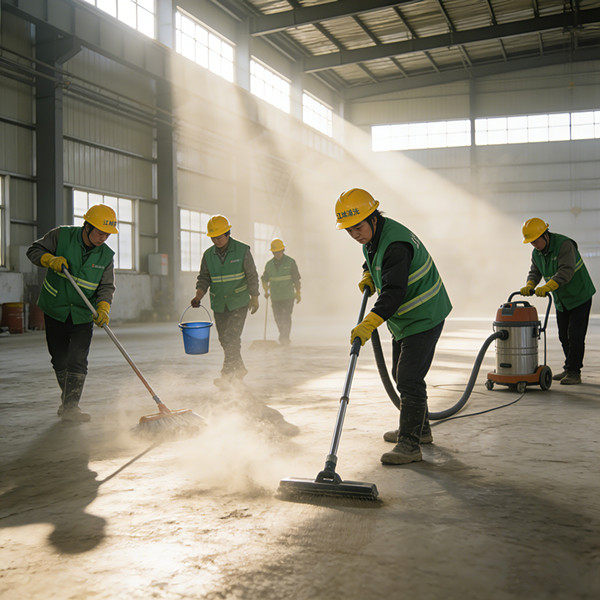 廠房開荒保潔選哪家？江城清洗高效除污更省心
